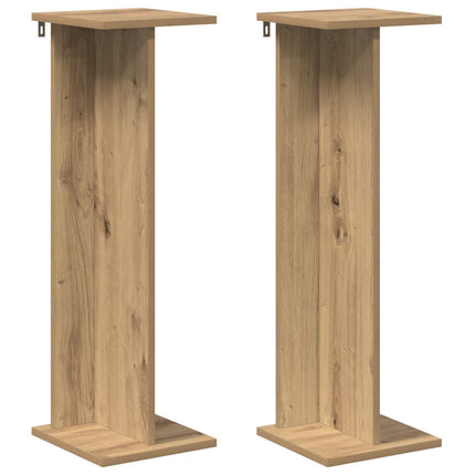 Växtställ 2 pcs Artisan Ek 25 x 25,5 x 80,5 cm Konstruerat trä