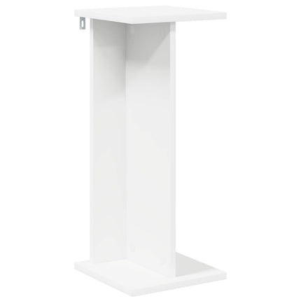 Växtställ 2 pcs Vit 25 x 25,5 x 60,5 cm Konstruerat trä