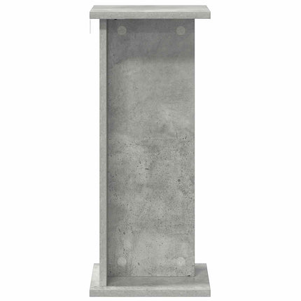 Växtställ 2 pcs BetongGrå 25 x 25,5 x 60,5 cm Konstruerat trä