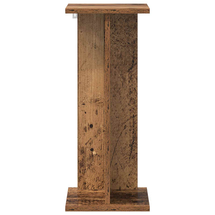 Växtställ 2 pcs Gammalt trä 25 x 25,5 x 60,5 cm Konstruerat trä