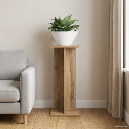 Växtställ Artisan Ek 25 x 25,5 x 60,5 cm Konstruerat trä