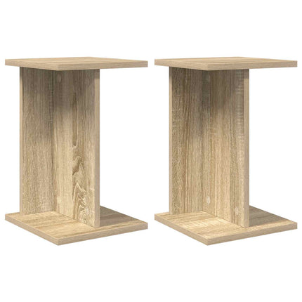 Växtställ 2 pcs Sonoma-ek 25 x 25,5 x 40,5 cm Konstruerat trä