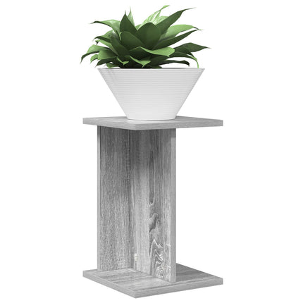 Växtställ 2 pcs Grå Sonoma 25 x 25,5 x 40,5 cm Konstruerat trä