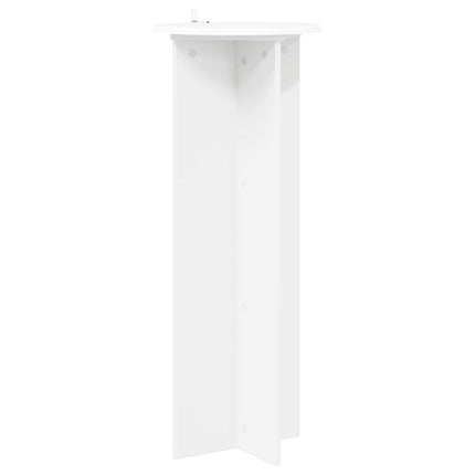 Växtställ 2 st Vit Ø40 x 100 cm Konstruerat trä
