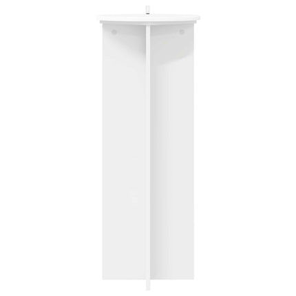 Växtställ 2 st Vit Ø40 x 100 cm Konstruerat trä