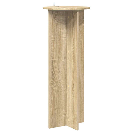 Växtställ 2 pcs Sonoma-ek Ø40 x 100 cm Konstruerat trä