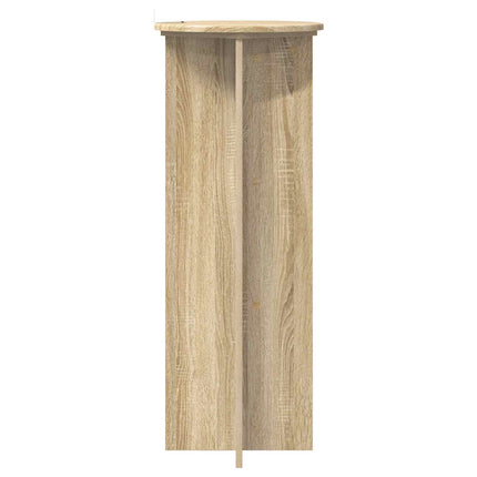 Växtställ 2 pcs Sonoma-ek Ø40 x 100 cm Konstruerat trä