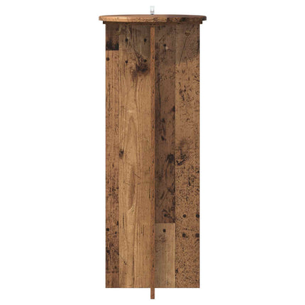 Växtställ 2 pcs Gammalt trä Ø40 x 100 cm Konstruerat trä