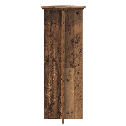 Växtställ 2 pcs Gammalt trä Ø40 x 100 cm Konstruerat trä