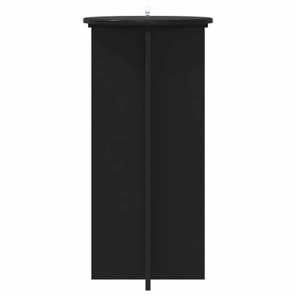 Växtställ 2 pcs Svart 40 x 40 x 80 cm Konstruerat trä