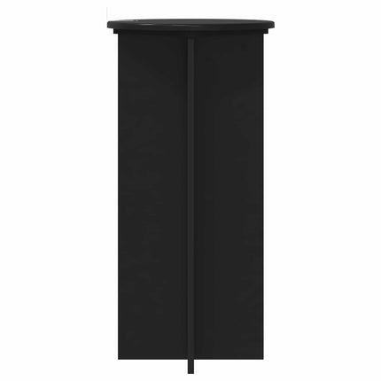 Växtställ 2 pcs Svart 40 x 40 x 80 cm Konstruerat trä