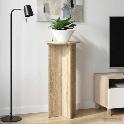 Växtställ 2 pcs Sonoma-ek 40 x 40 x 80 cm Konstruerat trä