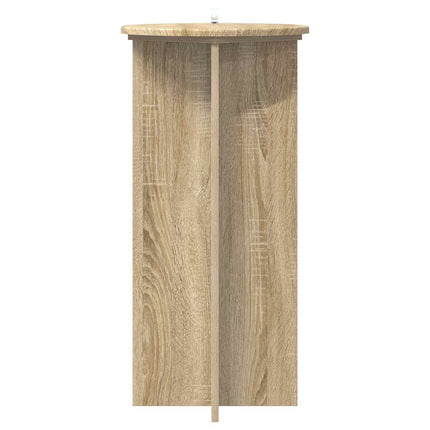Växtställ 2 pcs Sonoma-ek 40 x 40 x 80 cm Konstruerat trä