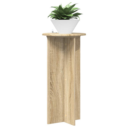 Växtställ 2 pcs Sonoma-ek 40 x 40 x 80 cm Konstruerat trä