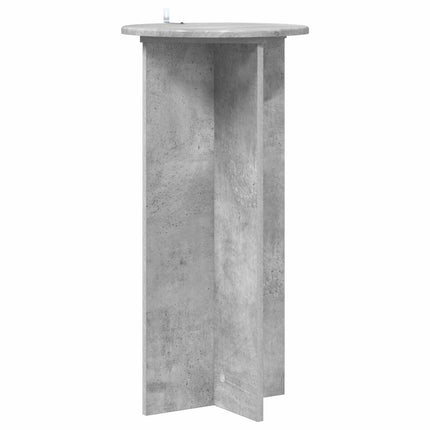 Växtställ 2 pcs Betonggrå 40 x 40 x 80 cm Konstruerat trä