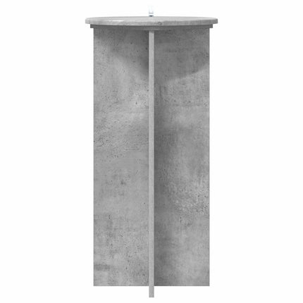 Växtställ 2 st Betonggrå 40 x 40 x 80 cm Konstruerat trä