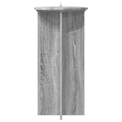 Växtställ 2 pcs Grå sonoma-ek 40 x 40 x 80 cm Konstruerat trä