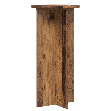Växtställ 2 pcs Gammalt trä 40 x 40 x 80 cm Konstruerat trä