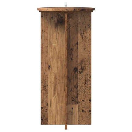 Växtställ 2 pcs Gammalt trä 40 x 40 x 80 cm Konstruerat trä