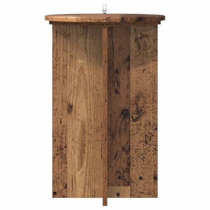 Växtställ 2 pcs Gammalt trä Ø40 x 60 cm Konstruerat trä