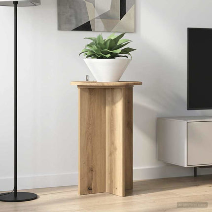 Växtställ 2 pcs Artisan-ek Ø40 x 60 cm Konstruerat trä