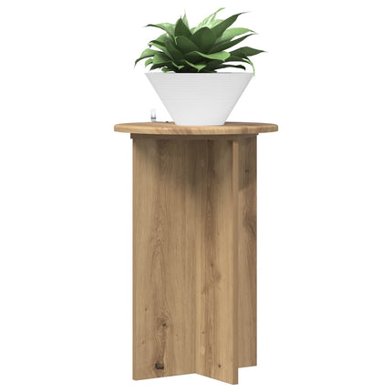 Växtställ 2 pcs Artisan-ek Ø40 x 60 cm Konstruerat trä