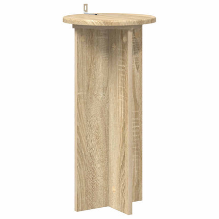 Växtställ 2 pcs Sonoma-ek 29,5 x 29,5 x 60 cm Konstruerat trä