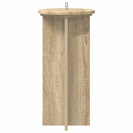 Växtställ 2 pcs Sonoma-ek 29,5 x 29,5 x 60 cm Konstruerat trä