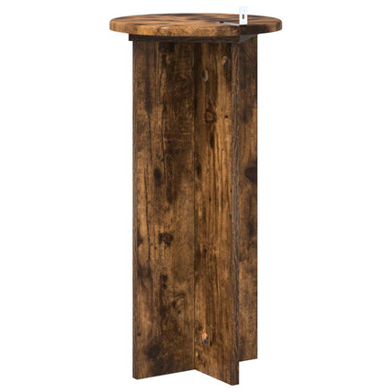 Växtställ 2 pcs Rökt ek 29,5 x 29,5 x 60 cm Konstruerat trä