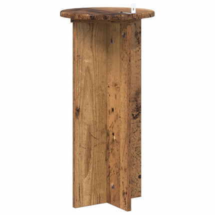 Växtställ 2 pcs Gammalt trä 29,5 x 29,5 x 60 cm Konstruerat trä