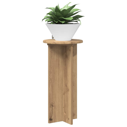 Växtställ 2 pcs Artisan-ek 29,5 x 29,5 x 60 cm Konstruerat trä