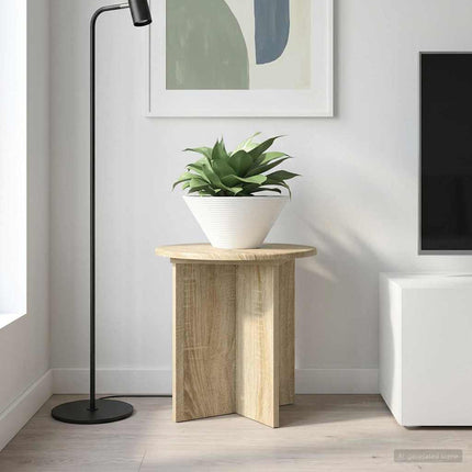 Växtställ 2 pcs Sonoma-ek 40 x 40 x 40 cm Konstruerat trä
