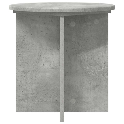 Växtställ 2 pcs Betonggrå 40 x 40 x 40 cm Konstruerat trä