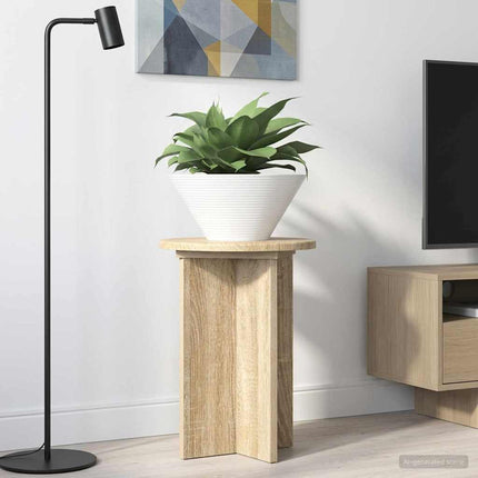 Växtställ 2 pcs Sonoma-ek Ø29,5 x 40 cm Konstruerat trä