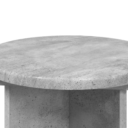 Växtställ 2 pcs Betonggrå Ø29,5 x 40 cm Konstruerat trä