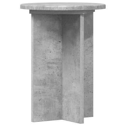 Växtställ 2 pcs Betonggrå Ø29,5 x 40 cm Konstruerat trä