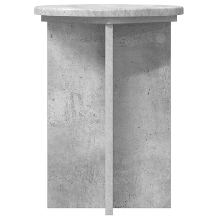 Växtställ 2 st Betonggrå Ø29,5 x 40 cm Konstruerat trä