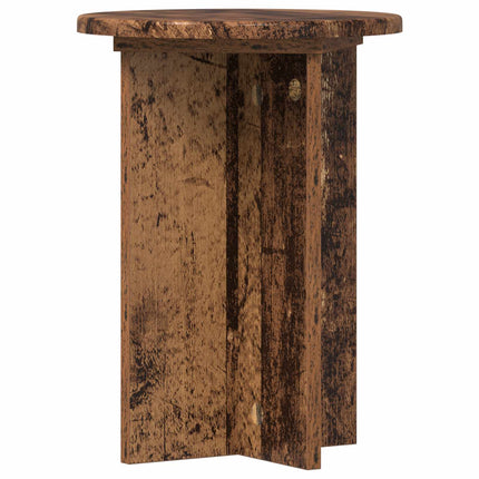 Växtställ 2 pcs Gammalt trä Ø29,5 x 40 cm Konstruerat trä