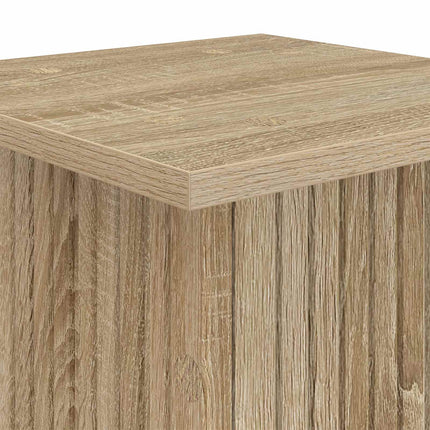 Växtställ 2 pcs Sonoma-ek 30,5 x 30 x 100,5 cm Konstruerat trä