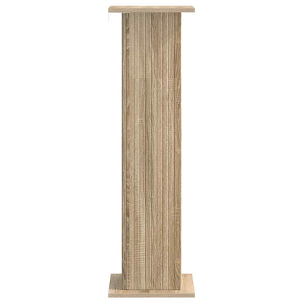 Växtställ 2 pcs Sonoma-ek 30,5 x 30 x 100,5 cm Konstruerat trä