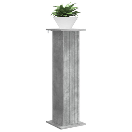 Växtställ Betonggrå 30,5 x 30 x 100,5 cm Konstruerat trä