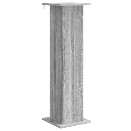 Växtställ 2 pcs Grå sonoma-ek 30,5 x 30 x 100,5 cm