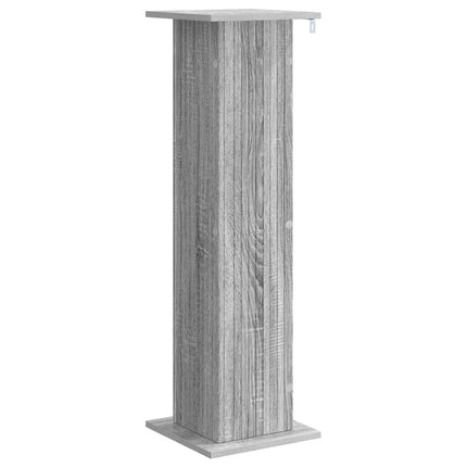 Växtställ 2 pcs Grå sonoma-ek 30,5 x 30 x 100,5 cm