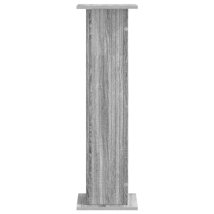 Växtställ 2 pcs Grå sonoma-ek 30,5 x 30 x 100,5 cm