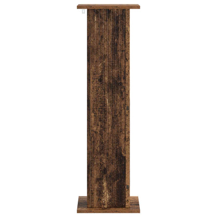 Växtställ 2 pcs Gammalt trä 30,5 x 30 x 100,5 cm