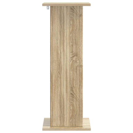 Växtställ 2 st Sonoma-ek 30,5 x 30 x 80,5 cm Konstruerat trä