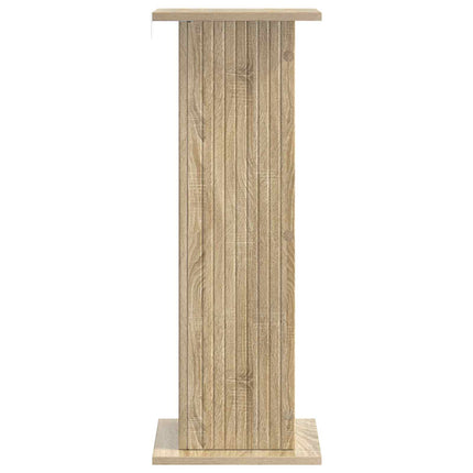 Växtställ 2 pcs Sonoma-ek 30,5 x 30 x 80,5 cm Konstruerat trä