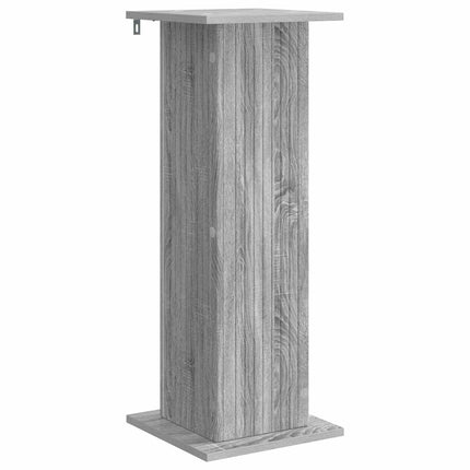 Växtställ 2 pcs Grå sonoma-ek 30,5 x 30 x 80,5 cm