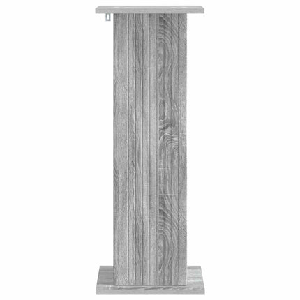 Växtställ 2 pcs Grå sonoma-ek 30,5 x 30 x 80,5 cm