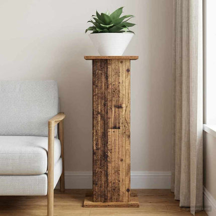 Växtställ Gammalt trä 30,5 x 30 x 80,5 cm Konstruerat trä
